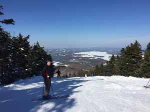 bishop skiing - mountaintop